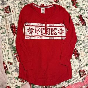 Vs pink christmas pajamas dress